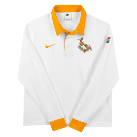 2025 NIKE SPRINGBOKS 30TH ANNIVERSARY LONG SLEEVE WHITE JERSEY-MEN'S