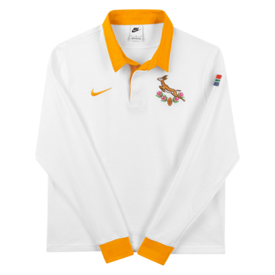 2025 NIKE SPRINGBOKS 30TH ANNIVERSARY LONG SLEEVE WHITE JERSEY-MEN'S